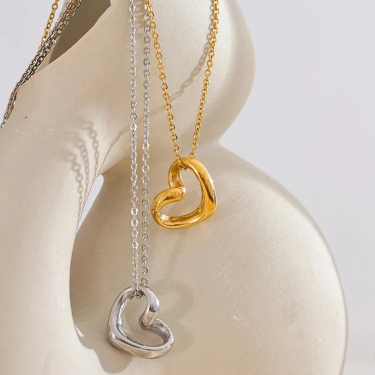 Twisted Heart Necklace