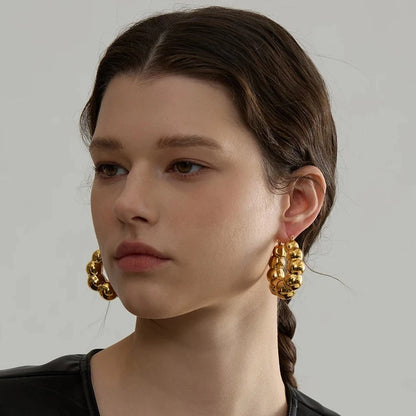 Bubble Hoop Earrings