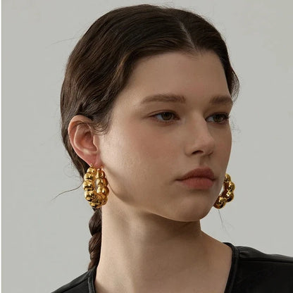 Bubble Hoop Earrings