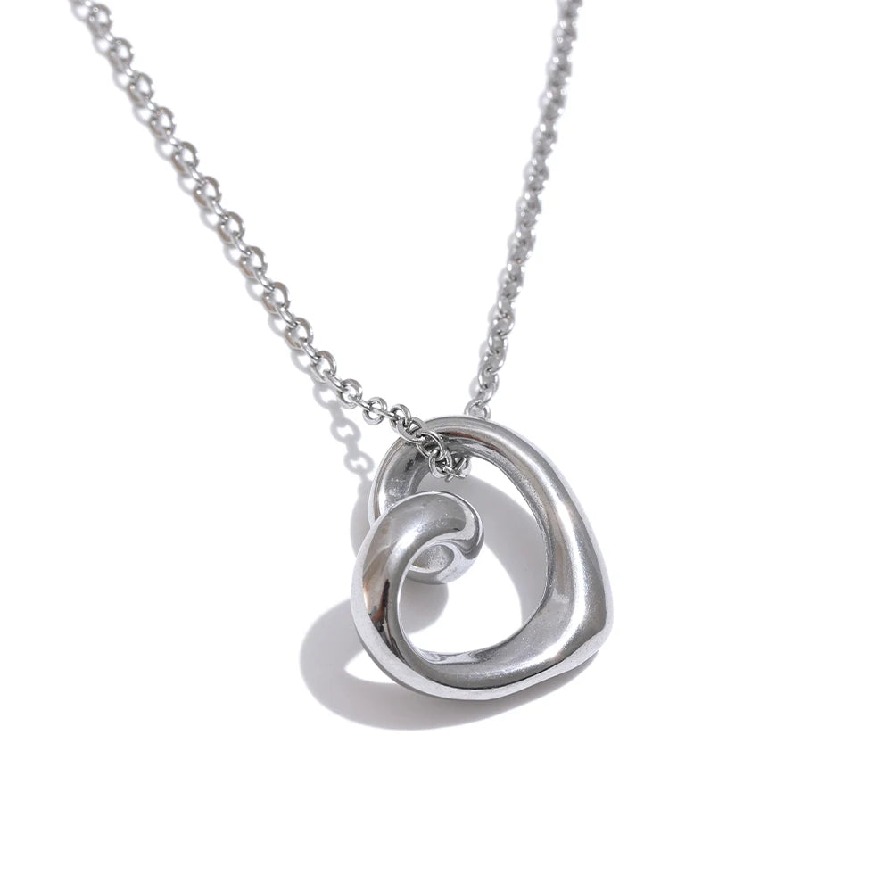 Twisted Heart Necklace