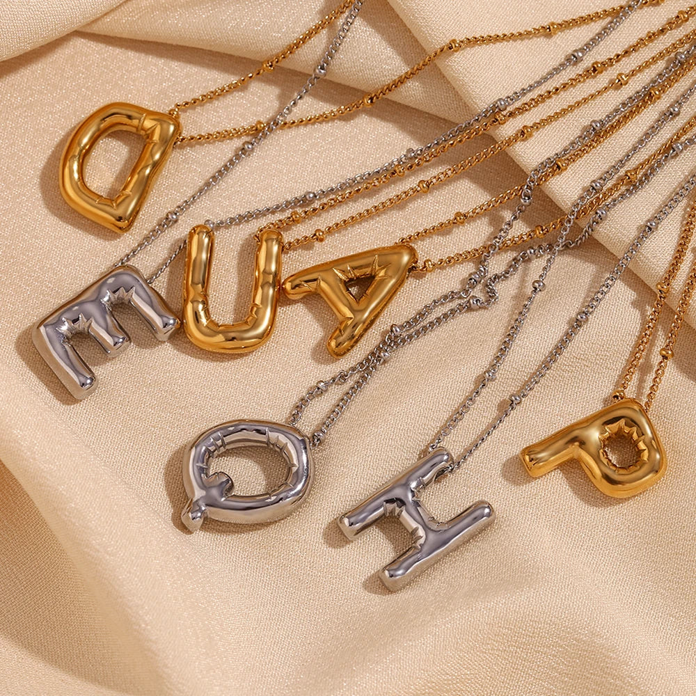 Balloon Letter Necklace