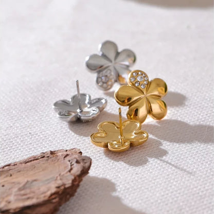 Puff Flower Earrings