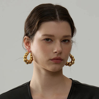 Bubble Hoop Earrings