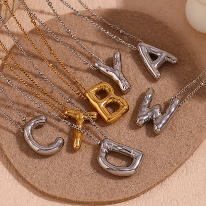 Balloon Letter Necklace